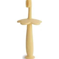 Mushie Oral & Nasal Care*Star Training Toothbrush - Daffodil Yellow