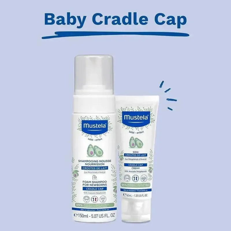 Mustela Shampoo & Conditioner*- Baby Cradle Cap Cream