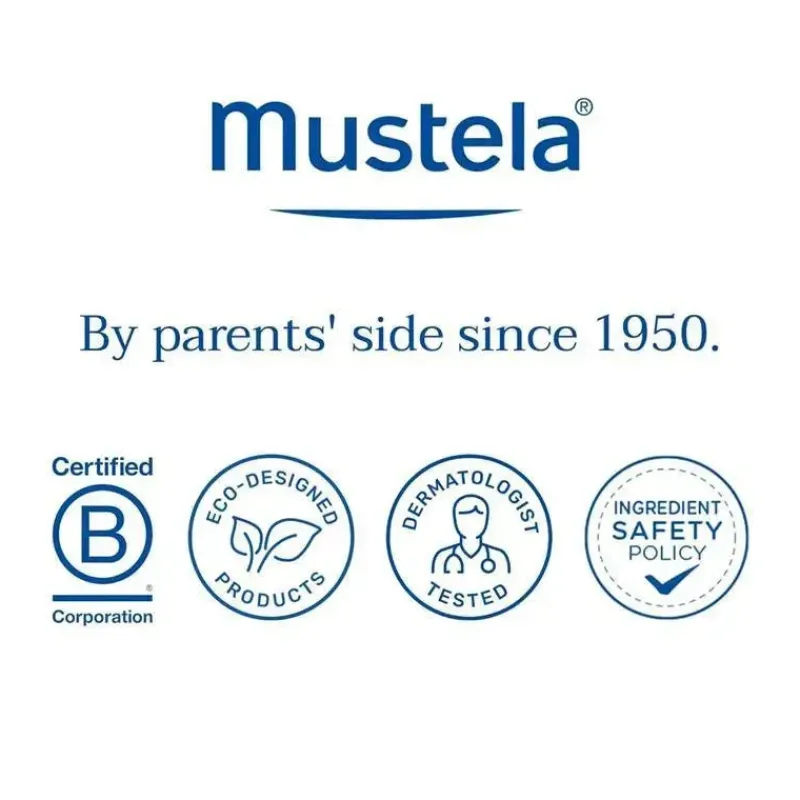 Mustela Bodywash & Soap*- Baby Foam Shampoo for Newborns, 5Oz
