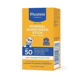 Mustela Cool Baby Products|Gifts Up To $25*- Baby Mineral Sunscreen Stick SPF 50 Broad Spectrum