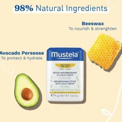 Mustela Lotions & Perfumes*- Baby Nourishing Stick, Lip & Face Moisturizer for Dry Skin