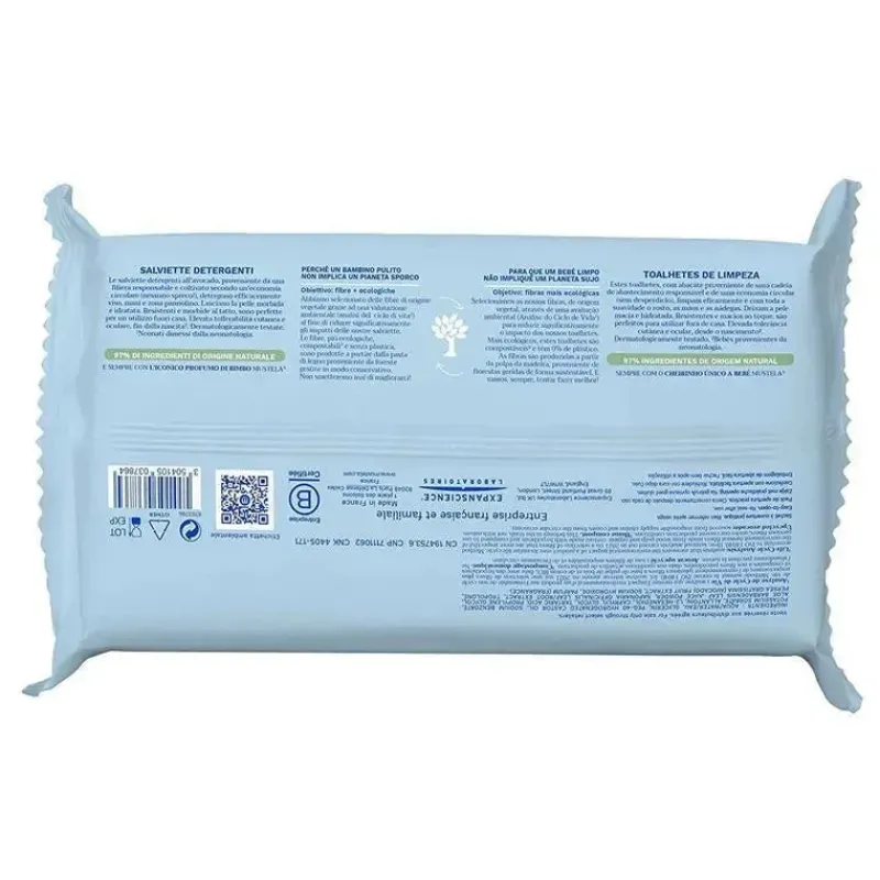 Mustela Wipes & Warmers*- 60Ct Baby Cleansing Wipes
