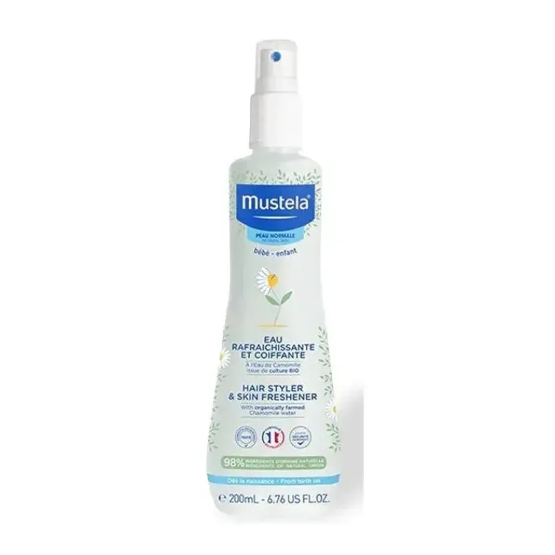 Mustela Bodywash & Soap*- Hair Styler & Skin Freshener, 6.76Oz