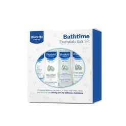 Mustela Bath Gift Set*- 4Pk Baby Bath Time Essentials Gift Set