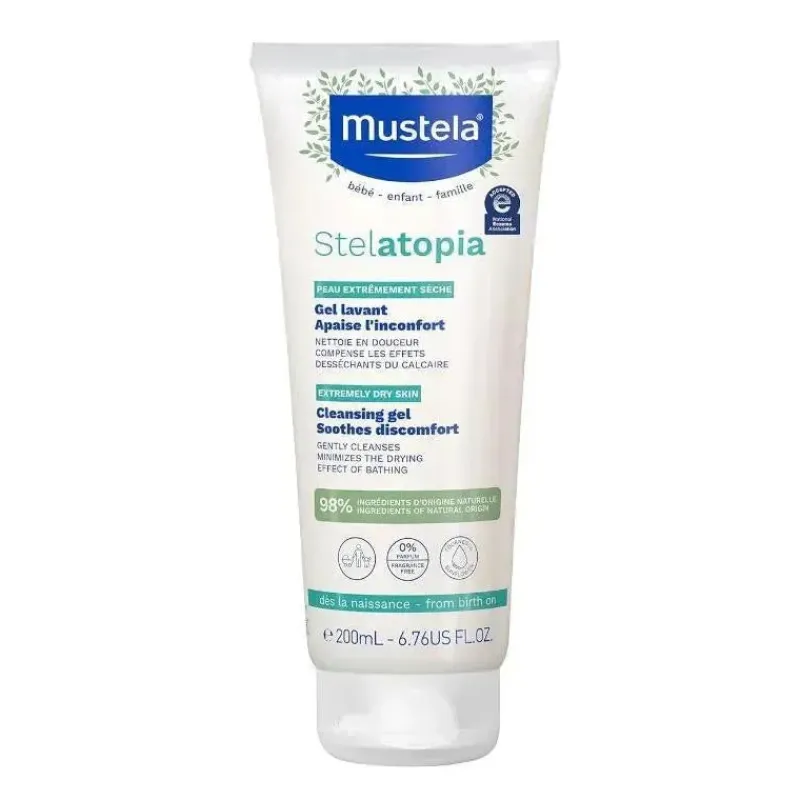 Mustela Bodywash & Soap*- Stelatopia Eczema-Prone Skin Cleansing Gel