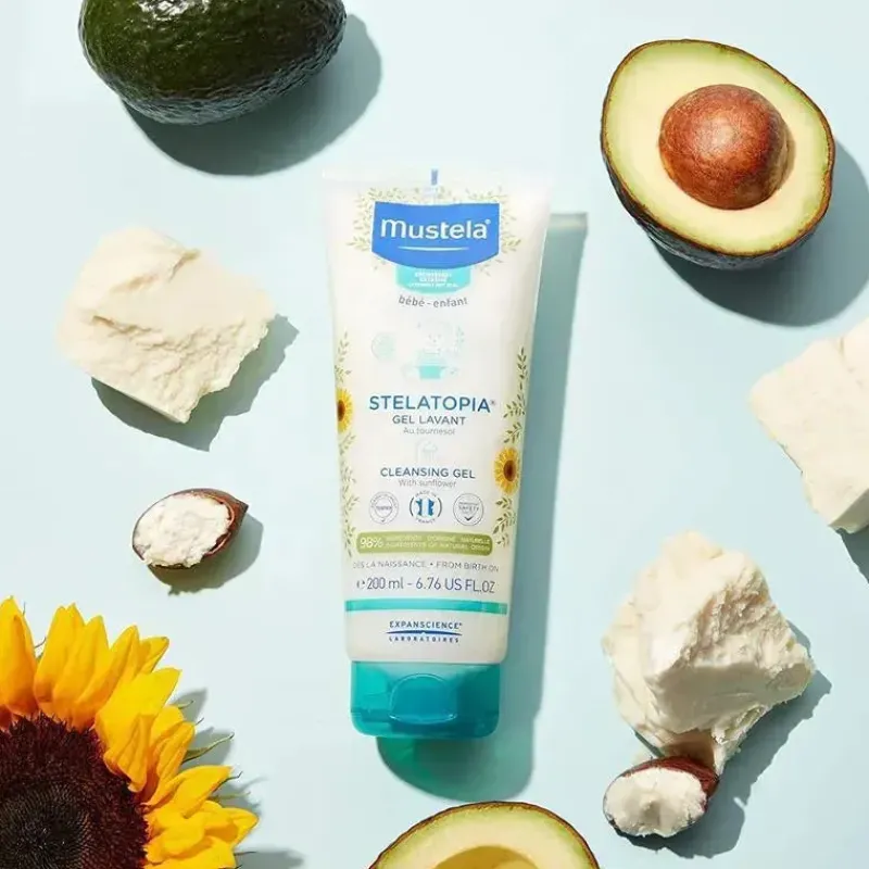 Mustela Bodywash & Soap*- Stelatopia Eczema-Prone Skin Cleansing Gel