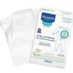 Mustela Cool Baby Products|Baby Onesies & Bodysuits*- Stelatopia Skin Soothing Pajamas, White