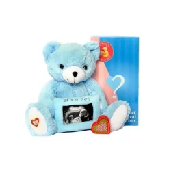 My Baby's Heartbeat Bear Plush & Stuffed Animals*My Baby's Heartbeat Bear Gender Reveal Bear Kit Blue