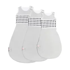 Nanit Baby Sleepwear*- Breathing Wear Sleeping Bag, 100% Cotton Baby Sleep Sack. 3-6 Months, Pebble Grey