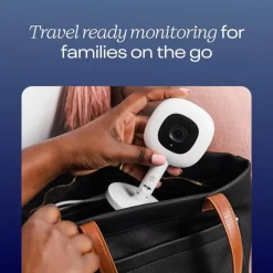 Nanit Wi-Fi Monitors*- Pro Camera (Flex Stand, White)