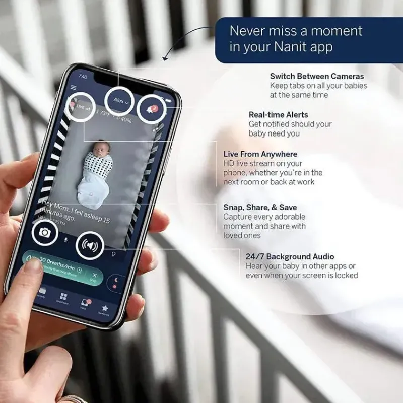 Nanit Cool Baby Products|Wi-Fi Monitors*- Pro Camera & Wall Mount