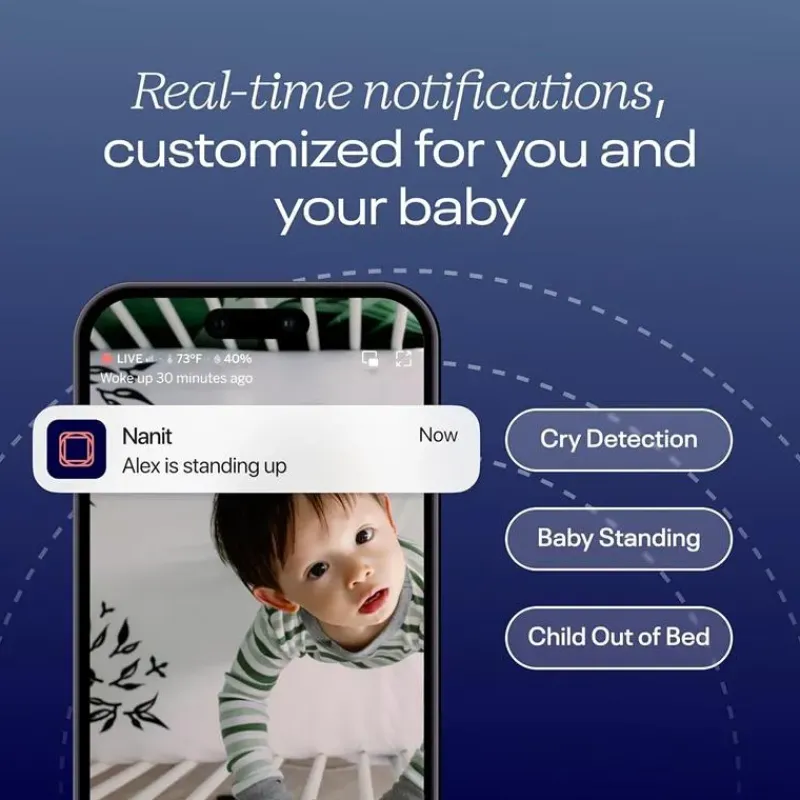Nanit Cool Baby Products|Video Monitors*- Superior Sleep Set, Pro Camera with Wall Mount, Travel Stand and Baby Night Light