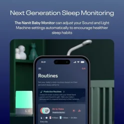 Nanit Cool Baby Products|Video Monitors*- Superior Sleep Set, Pro Camera with Wall Mount, Travel Stand and Baby Night Light