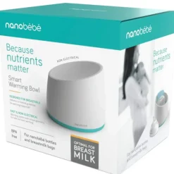 NanoBebe Cool Baby Products|Bottle Warmers*- Breastmilk Bottle Warming Bowl, Teal