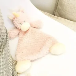Demdaco Lovies, Security Blankets & Blankies*Nat & Jules Wendy Unicorn Rattle Baby Lovey | Blankie | Baby Security Blanket