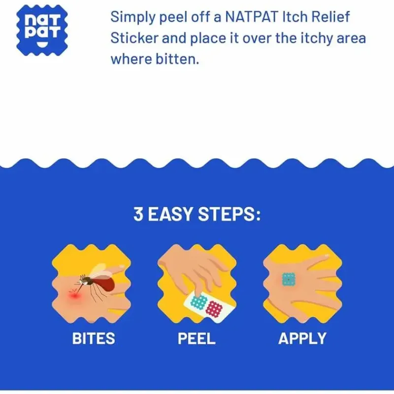 Natpat Cool Baby Products|Repellent*- Magicpatch | Natural Itch Relief | Bug Bite Relief Patches