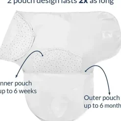 Nested Bean Swaddles & Wearable Blankets*- Zen Swaddle Classic Stardust Gray