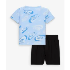 Haddad Baby Sets*Nike Baby - Boy On The Move Printed Tee And French Terry Shorts Set