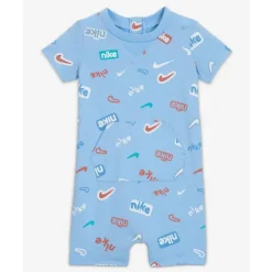 Haddad Baby One-Pieces*Nike Baby - Boy Short Sleeve Short Coverall