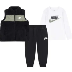 Haddad Baby Sets*Nike Baby - Club Long Sleeve T-Shirt, Vest and Jogger Set