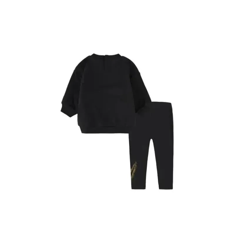 Haddad Baby Sets*Nike Baby - Fleece Crew & Legging Set, Black