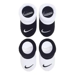 Haddad Baby Athletic*Nike Baby - Hanging Swoosh Bootie Hosiery White
