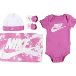 Haddad Baby Sets*Nike Baby - 4Pk Blanket Set Hosiery Little Kids, Pink