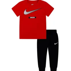 Haddad Baby Sets*Nike Baby - Swoosh GFX Short Sleeve Pants Set