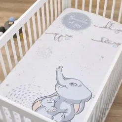 NoJo Crib & Bed Sheets*- Disney Dumbo Sweet Little Baby Fitted Crib Sheet