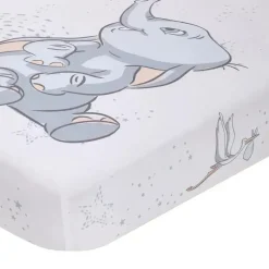 NoJo Crib & Bed Sheets*- Disney Dumbo Sweet Little Baby Fitted Crib Sheet