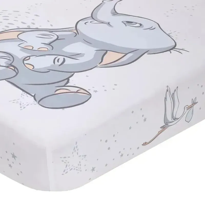 NoJo Crib & Bed Sheets*- Disney Dumbo Sweet Little Baby Fitted Crib Sheet