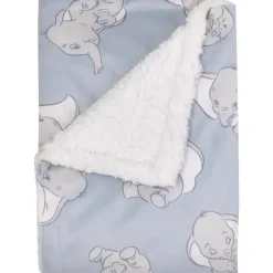 NoJo Blankets & Quilts*- Disney Dumbo Sweet Little Baby Super Soft Sherpa Baby Blanket