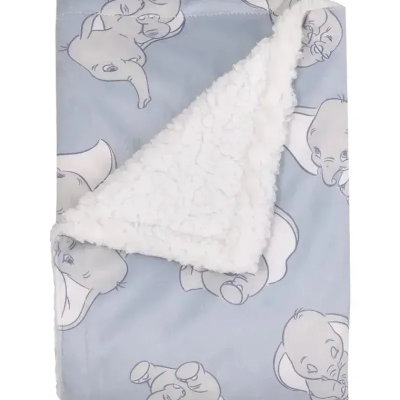 NoJo Blankets & Quilts*- Disney Dumbo Sweet Little Baby Super Soft Sherpa Baby Blanket