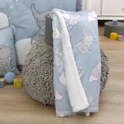NoJo Blankets & Quilts*- Disney Dumbo Sweet Little Baby Super Soft Sherpa Baby Blanket
