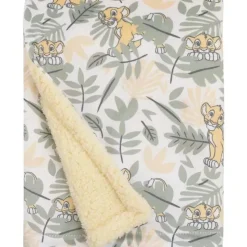 NoJo Blankets & Quilts*- Disney Lion King Simba Super Soft Baby Blanket With Sherpa Back