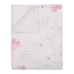NoJo Blankets & Quilts*- Disney Minnie Mouse Twinkle Twinkle Minnie Pink And White Super Soft Baby Blanket