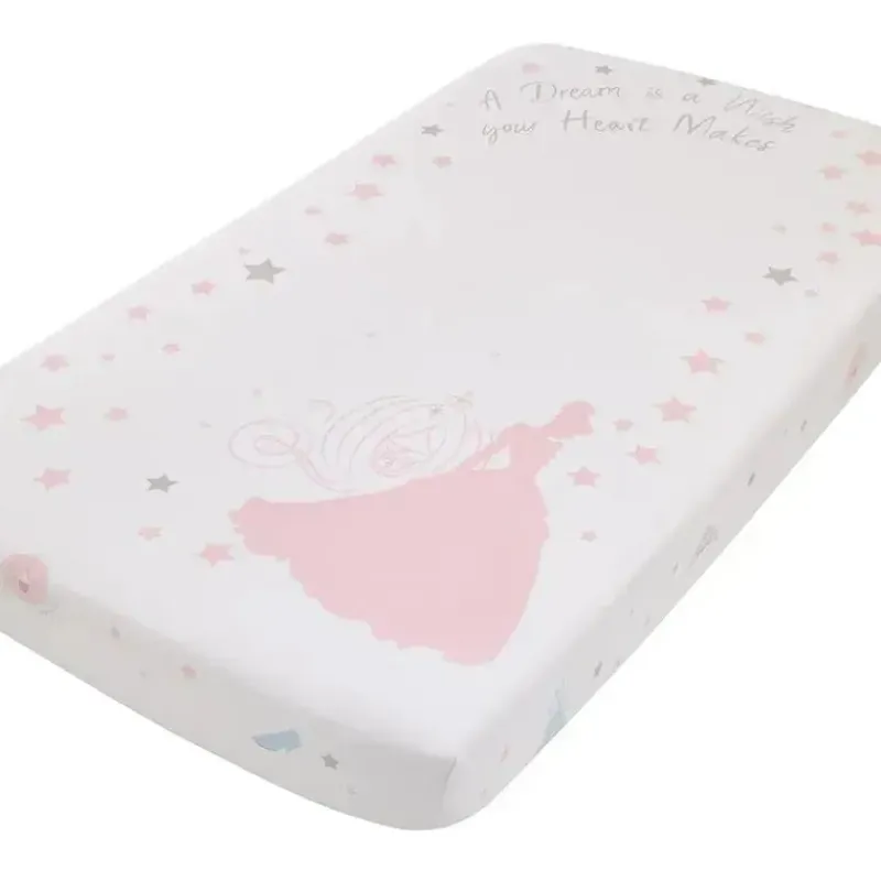 NoJo Disney Princess|Crib & Bed Sheets*- Disney Princess Enchanting Dreams Fitted Crib Sheet