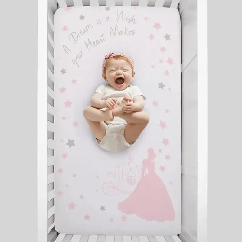 NoJo Disney Princess|Crib & Bed Sheets*- Disney Princess Enchanting Dreams Fitted Crib Sheet