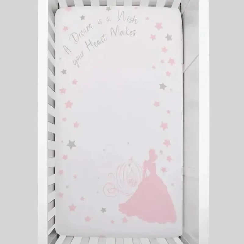 NoJo Disney Princess|Crib & Bed Sheets*- Disney Princess Enchanting Dreams Fitted Crib Sheet