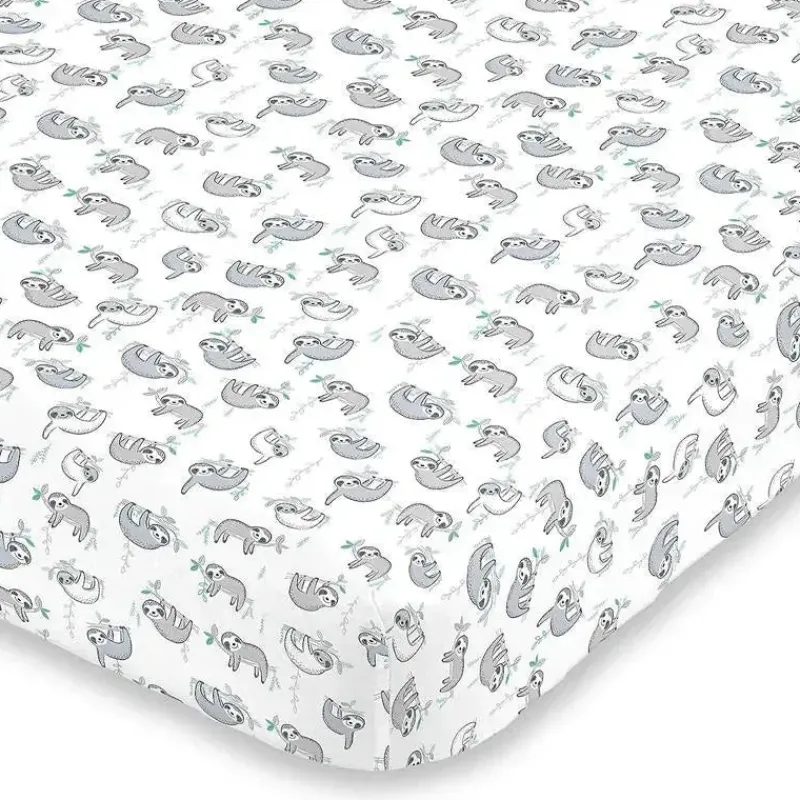 NoJo Crib & Bed Sheets*- Fitted Crib Sheet Sloth