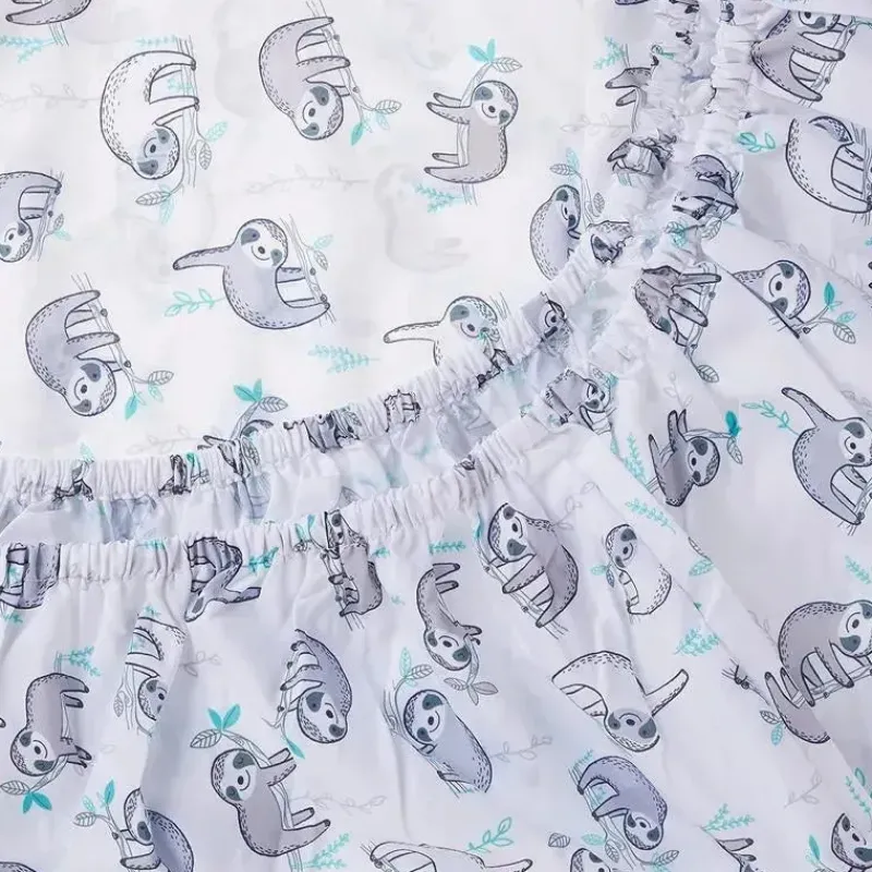 NoJo Crib & Bed Sheets*- Fitted Crib Sheet Sloth