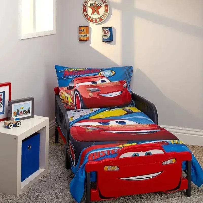 NoJo Cars|Bedding Sets*- 4Pk Disney Cars Racing Team Toddler Bedding Set