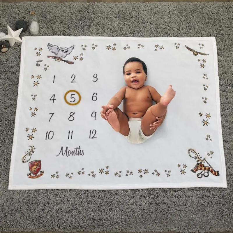 NoJo Baby Milestone*- Warner Brothers Harry Potter Magical Moments Milestone Blanket