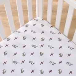 NoJo Crib & Bed Sheets*- Warner Brothers Harry Potter Lighting Bolt Crib Sheet