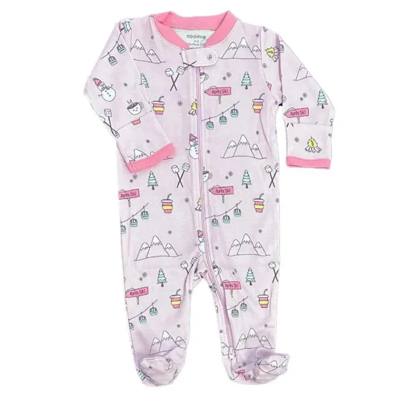 Noomie Baby Sleepwear*- Apres Ski Zipper Footie