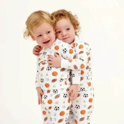 Noomie Baby Sleepwear*- Baby All Sports Short Sleeve Pajama Set