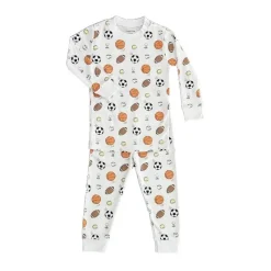 Noomie Baby Sleepwear*- Baby All Sports Short Sleeve Pajama Set