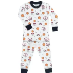 Noomie Baby Sleepwear*- Baby Basketball Court Long Sleeve Pajama Set