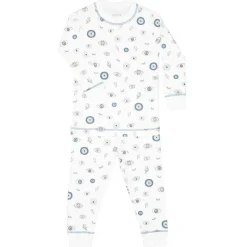 Noomie Baby Sleepwear*- Baby Boy Evil Eye Long Sleeve Pajama Set