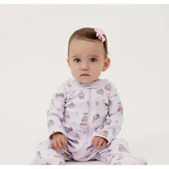 Noomie Baby Sleepwear*- Baby Girl Cake Shop Zipper Footie